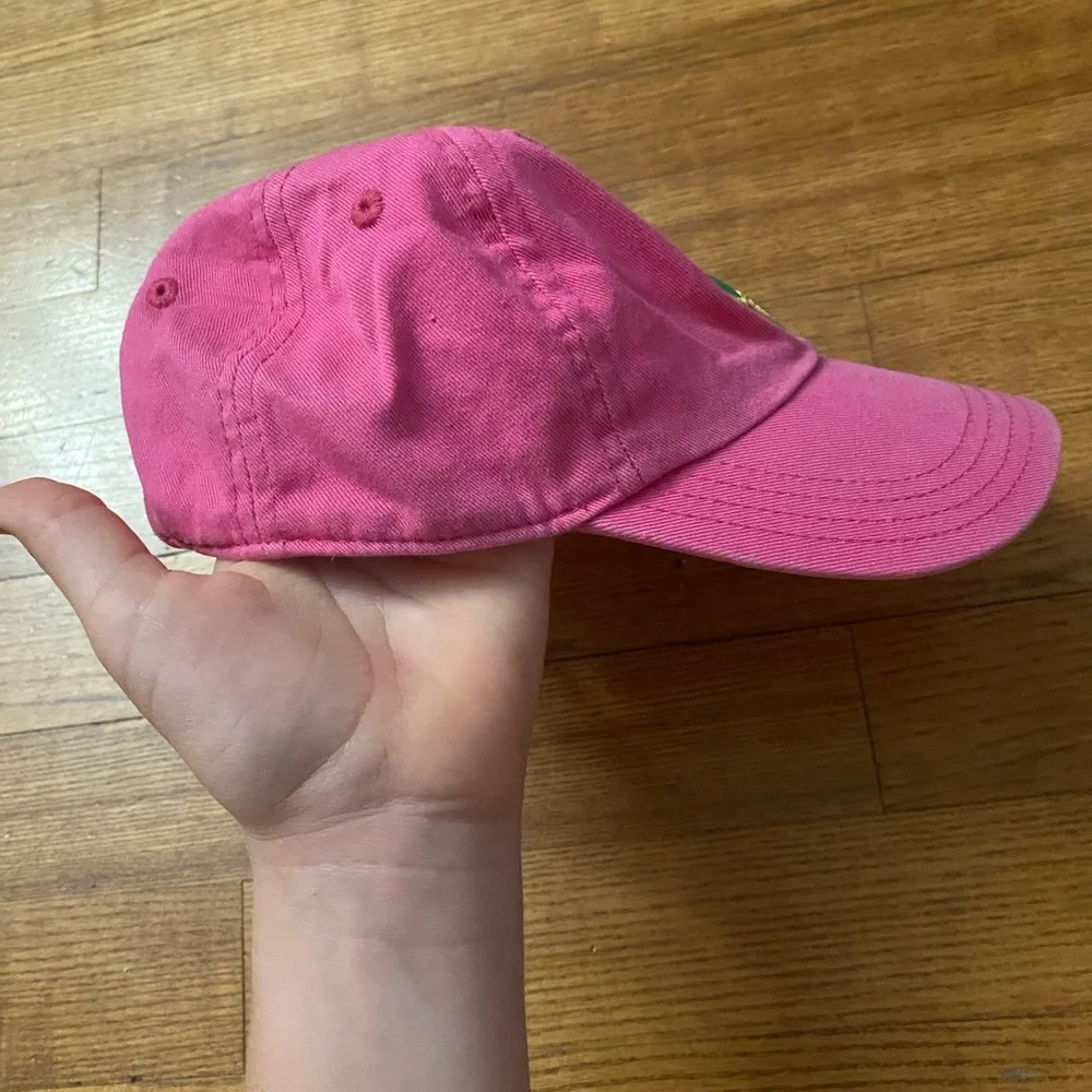 EUC Notre Dame Pink my first girls baby Cap with Fighting Shamrock gift shower